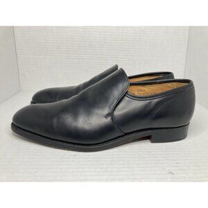Peal & Co. England Black Leather Loafers For Brooks Brothers 9.5